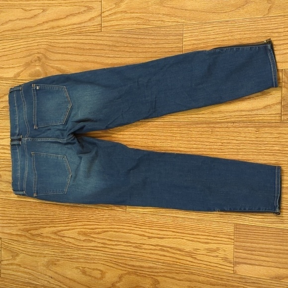 Madewell mid-rise skinny jeans with ankle zippers and stretch, women's 30" - Picture 5 of 8